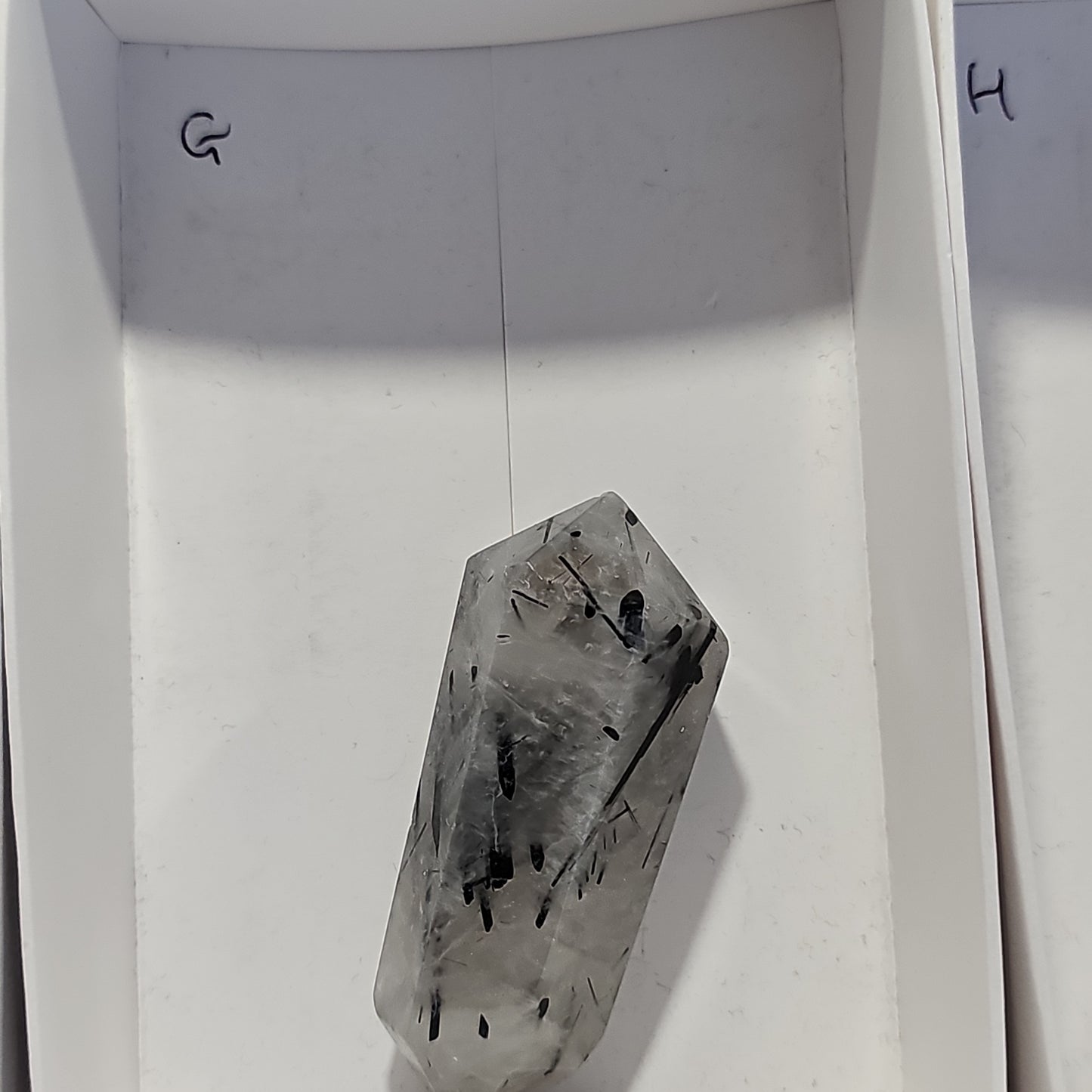 Tourmalinated Quartz DTs (Double Terminated Points)