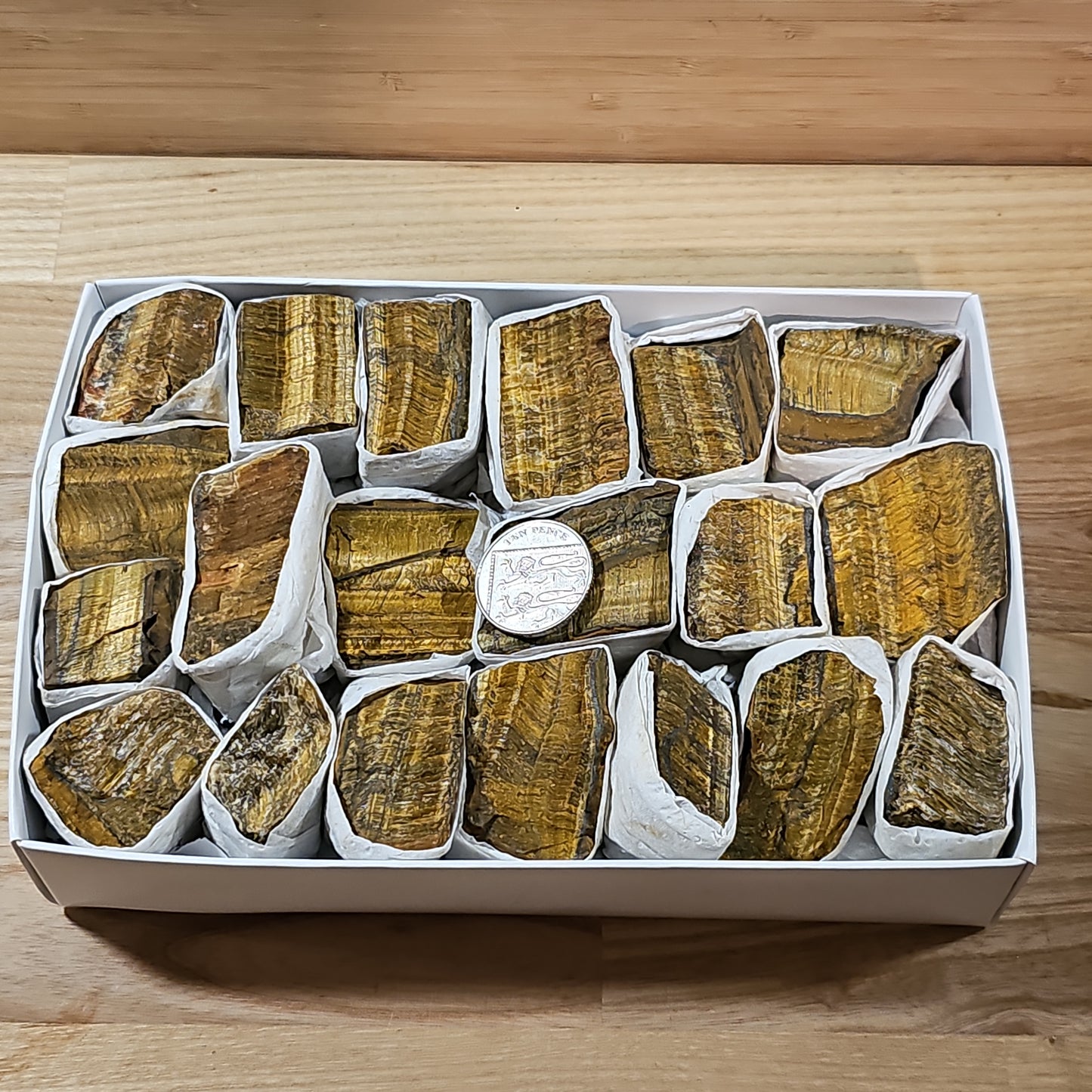 Tigers Eye Gold Raw Pieces