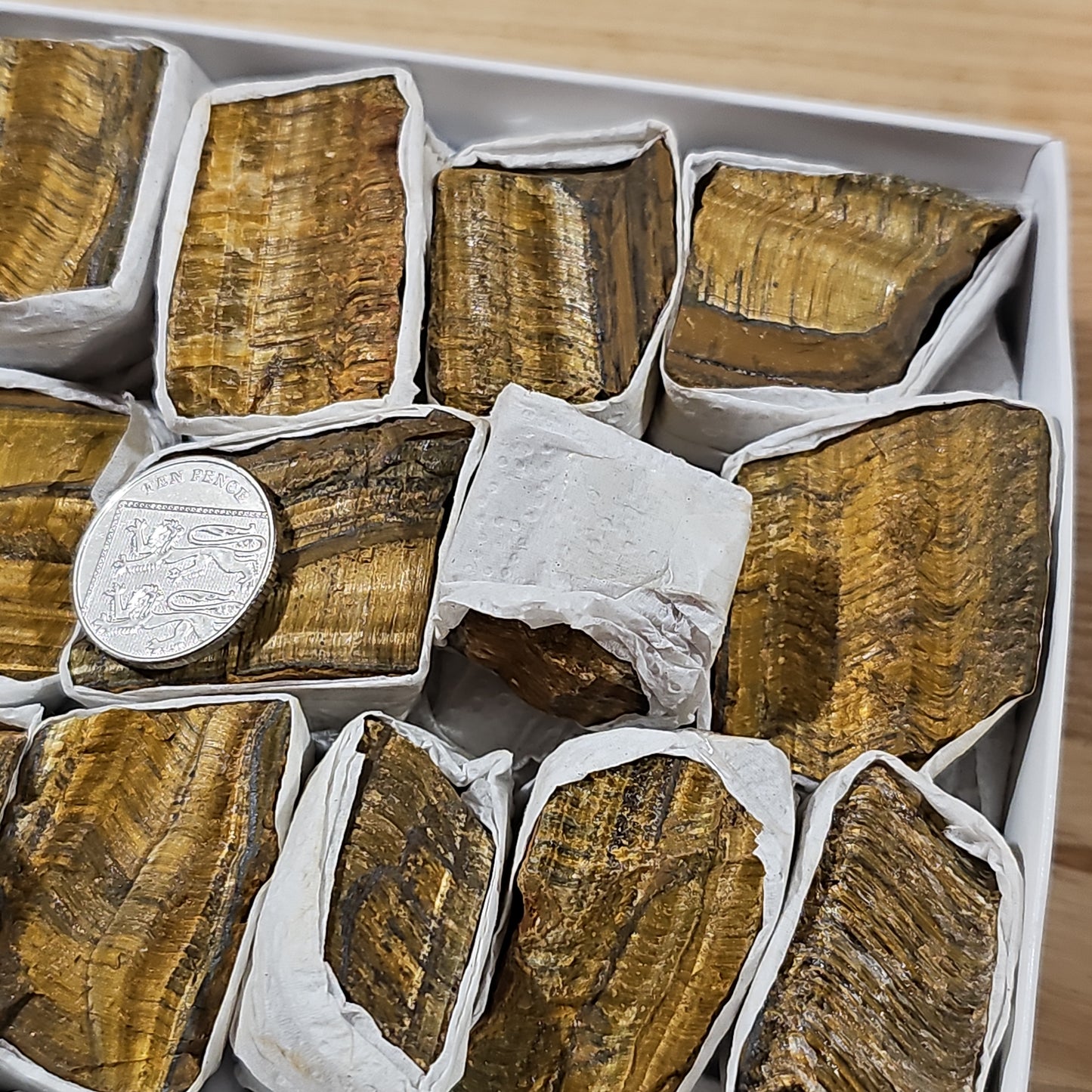 Tigers Eye Gold Raw Pieces