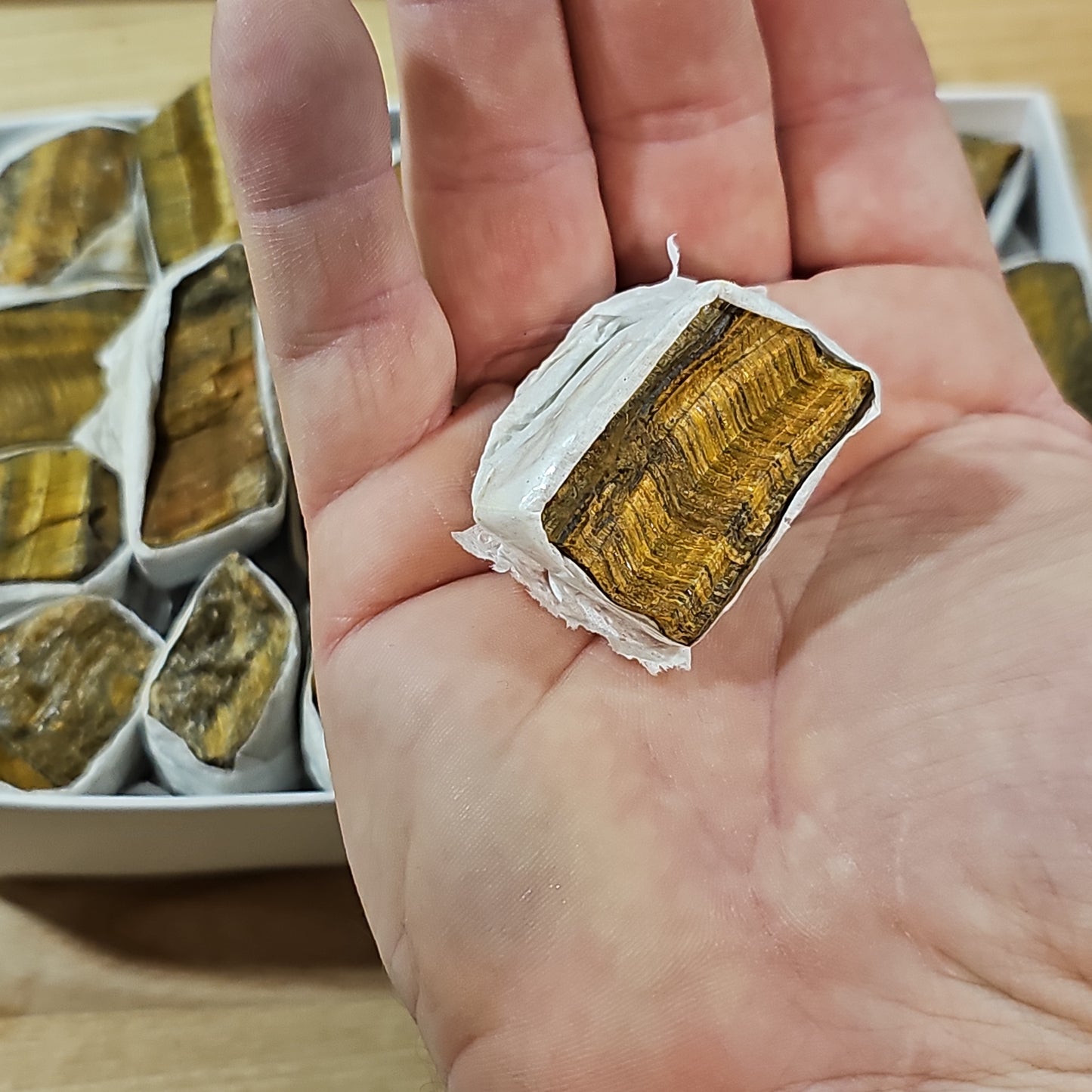 Tigers Eye Gold Raw Pieces