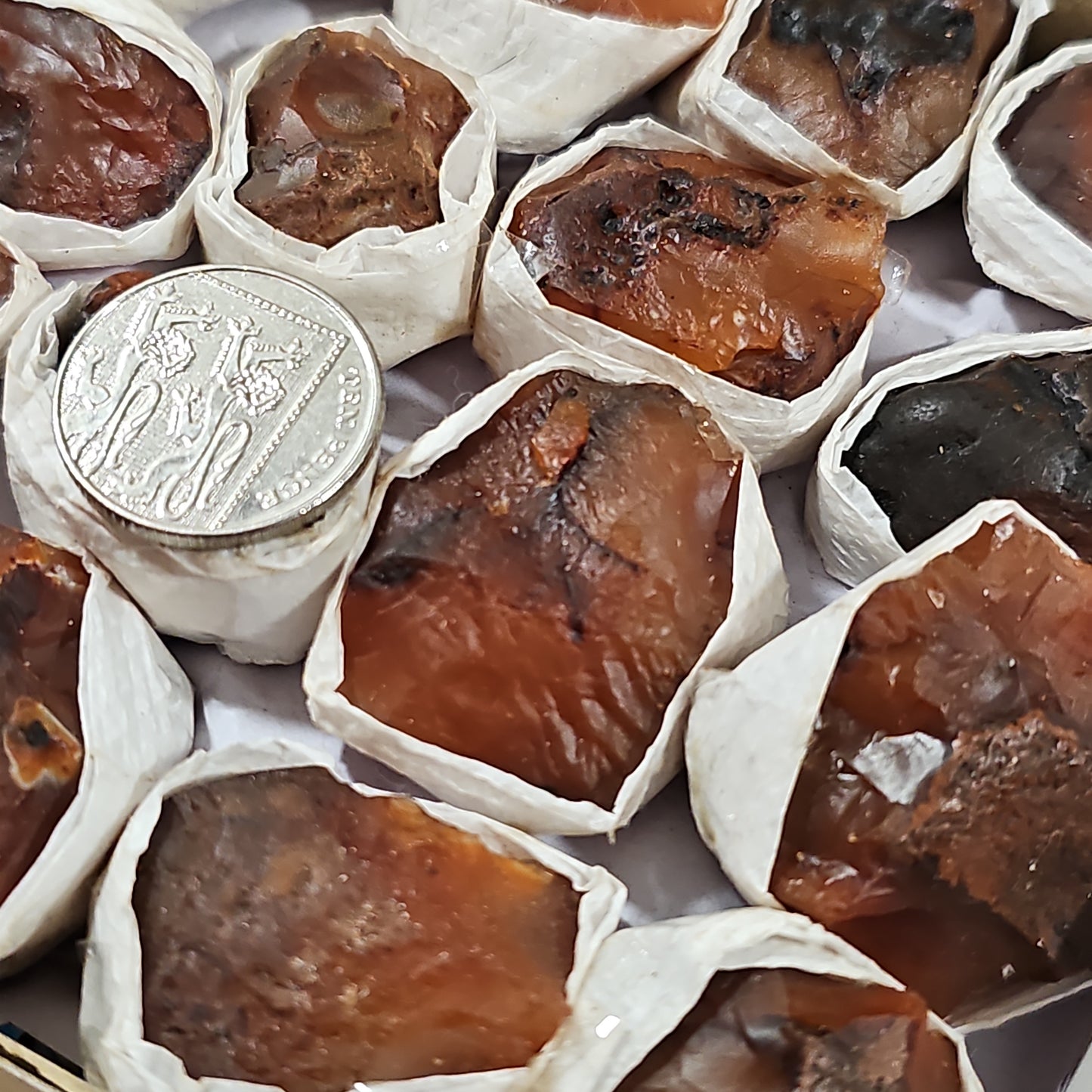 Carnelian Raw Pieces