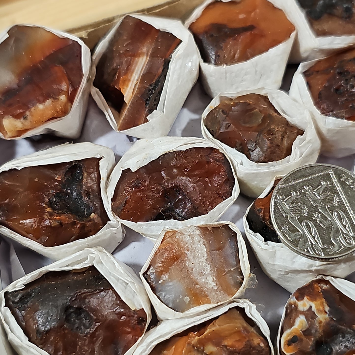 Carnelian Raw Pieces
