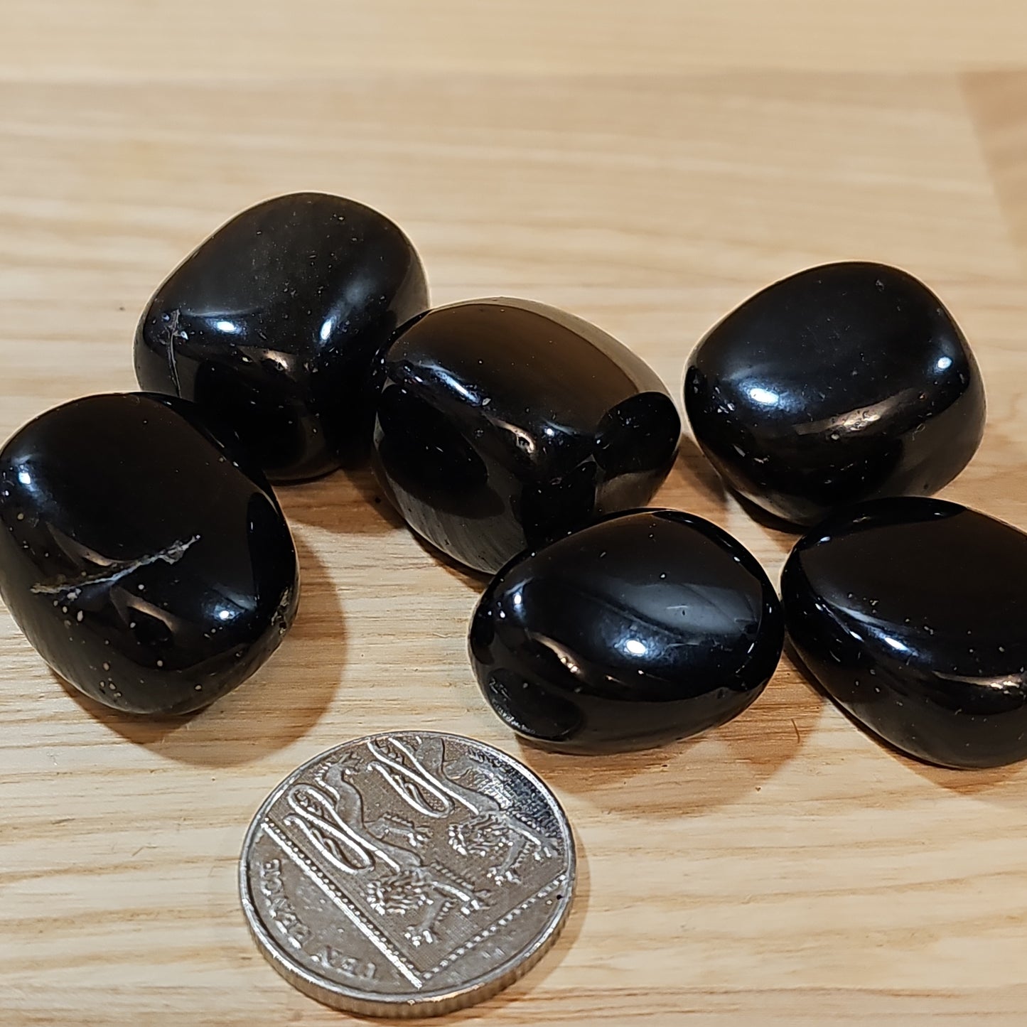 'Golden' Sheen Obsidian Tumblestone