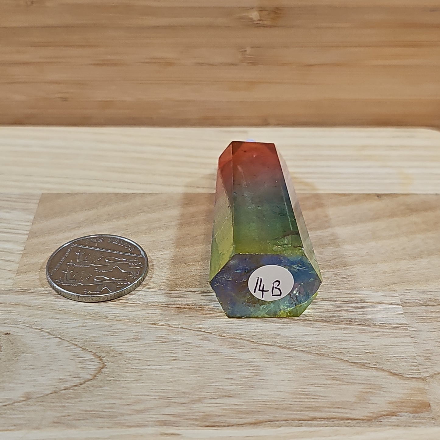 Rainbow Aura Quartz Points