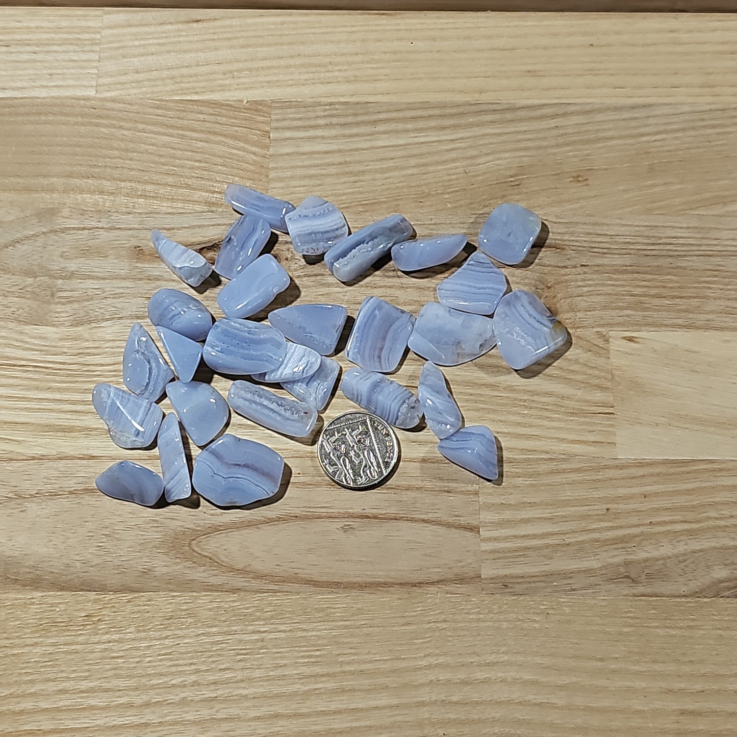 Blue Lace Agate Tumblestone