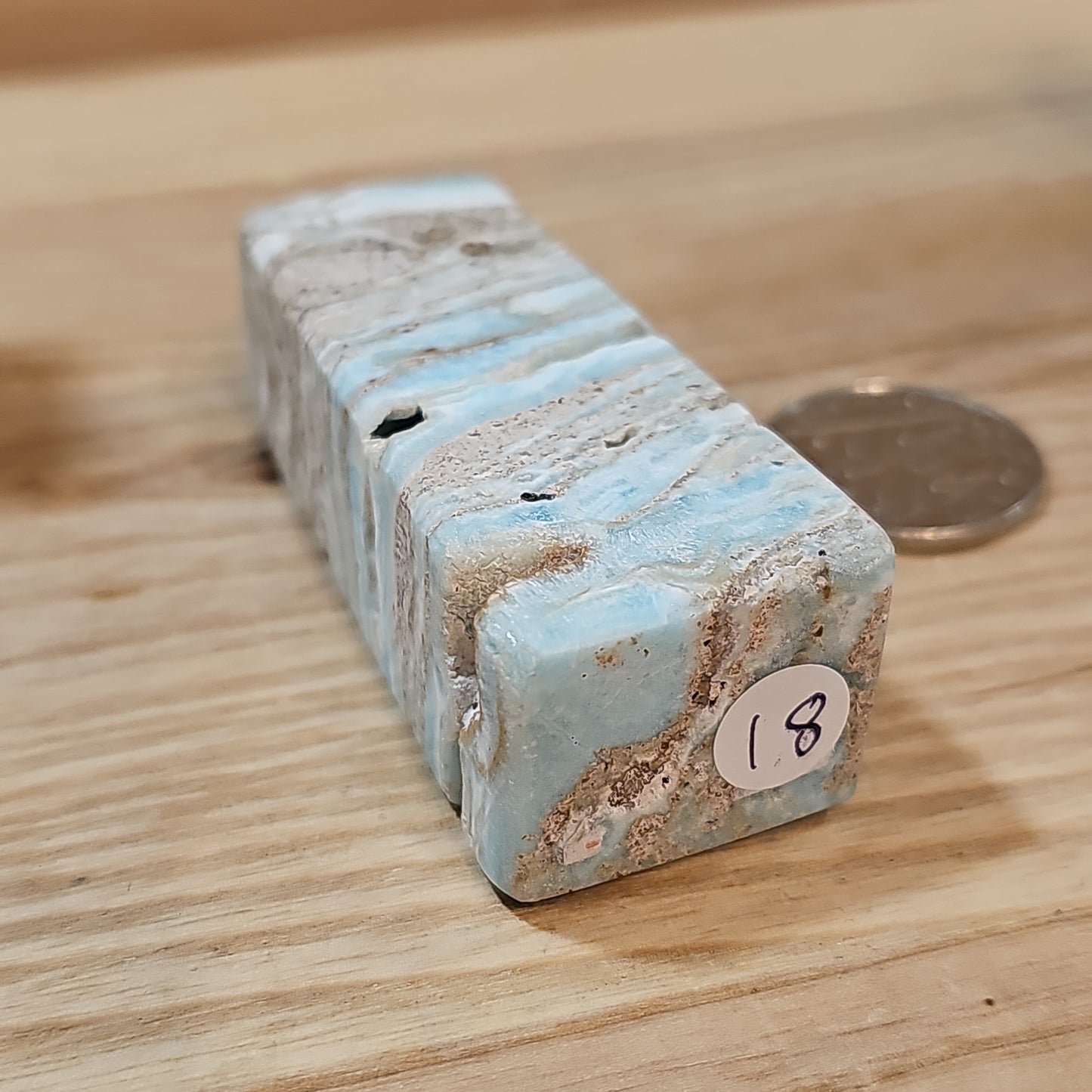 Blue Aragonite Points