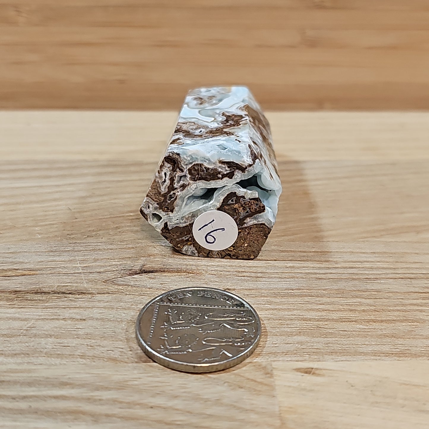 Blue Aragonite Points