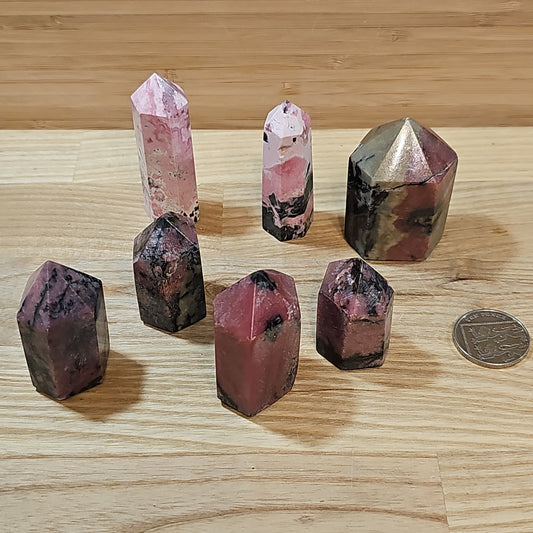 Rhodonite Points
