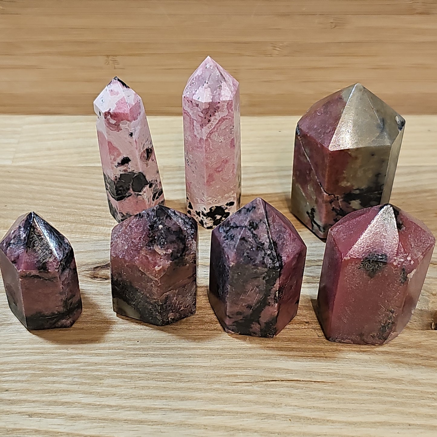 Rhodonite Points