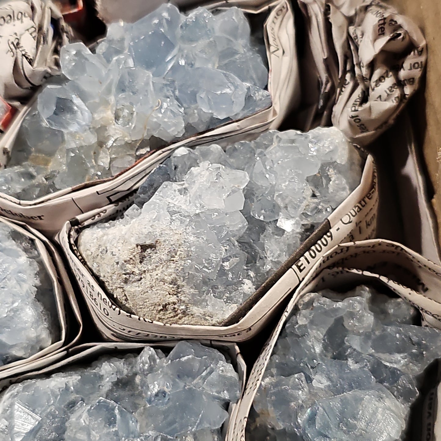 Celestite Clusters _ Box B