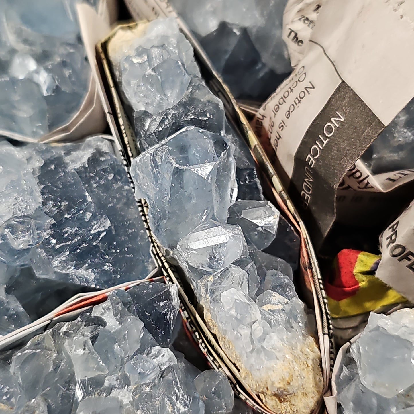 Celestite Clusters _ Box B