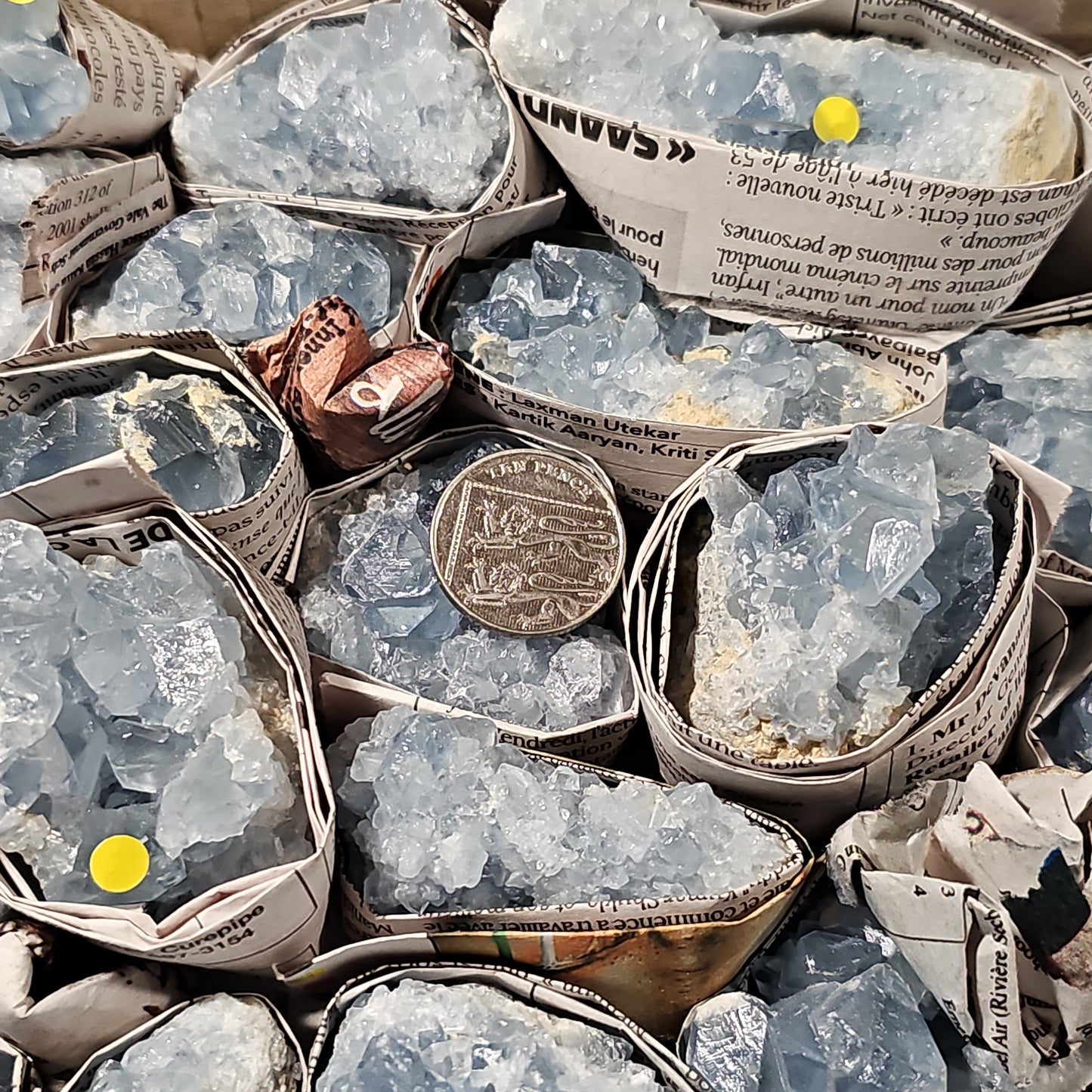 Celestite Clusters _ Box B