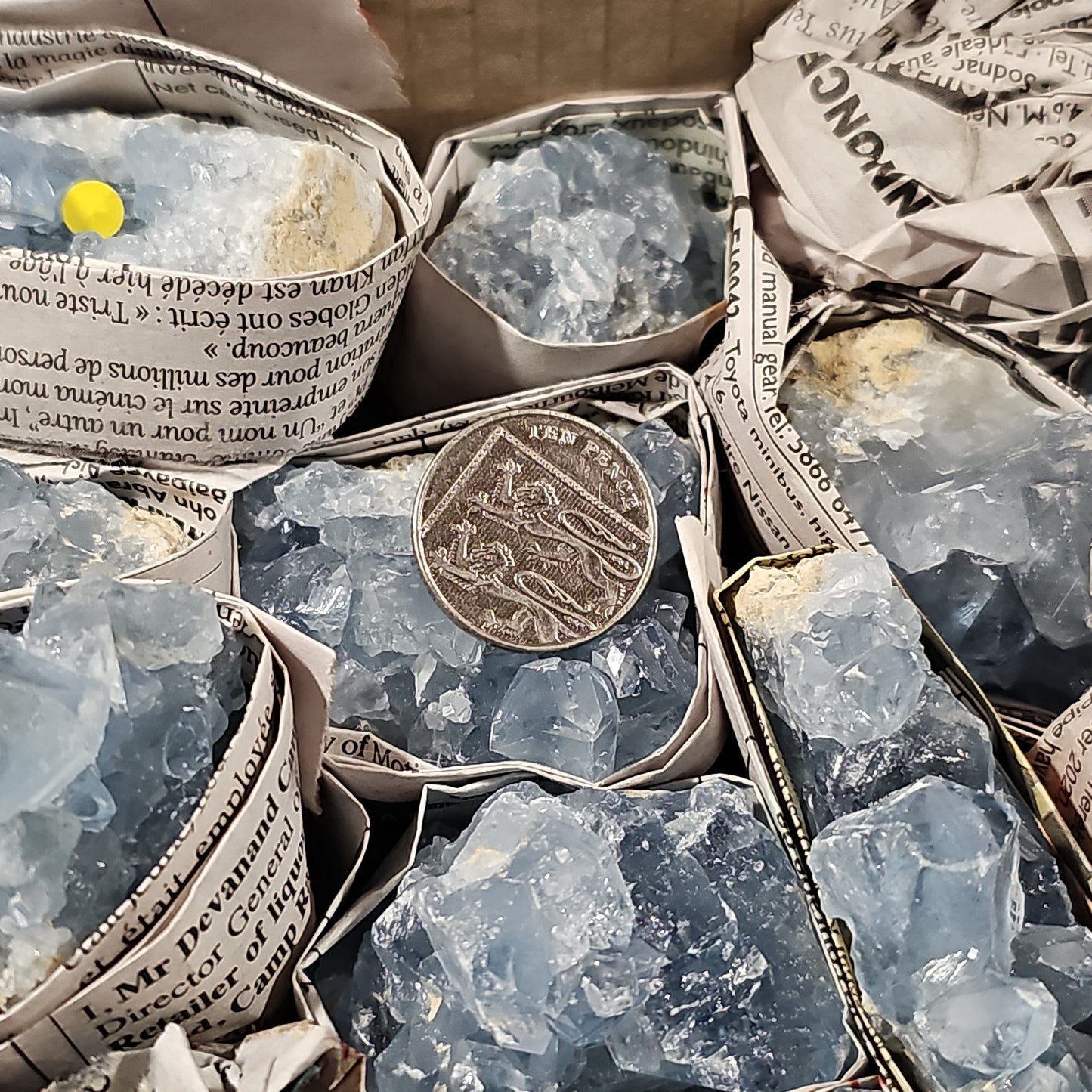 Celestite Clusters _ Box B