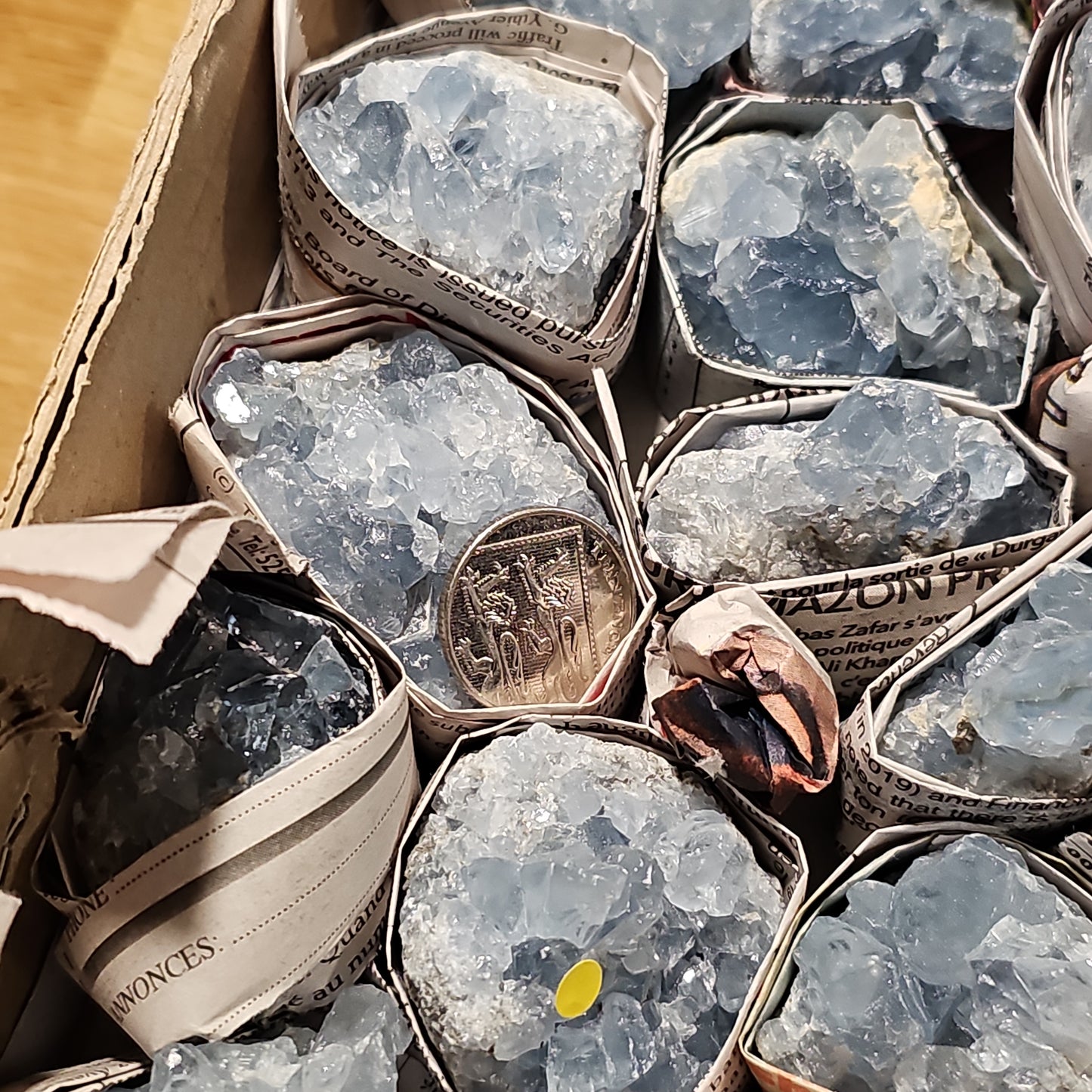 Celestite Clusters _ Box B