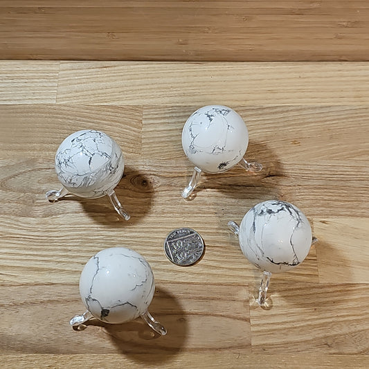 White Howlite Sphere