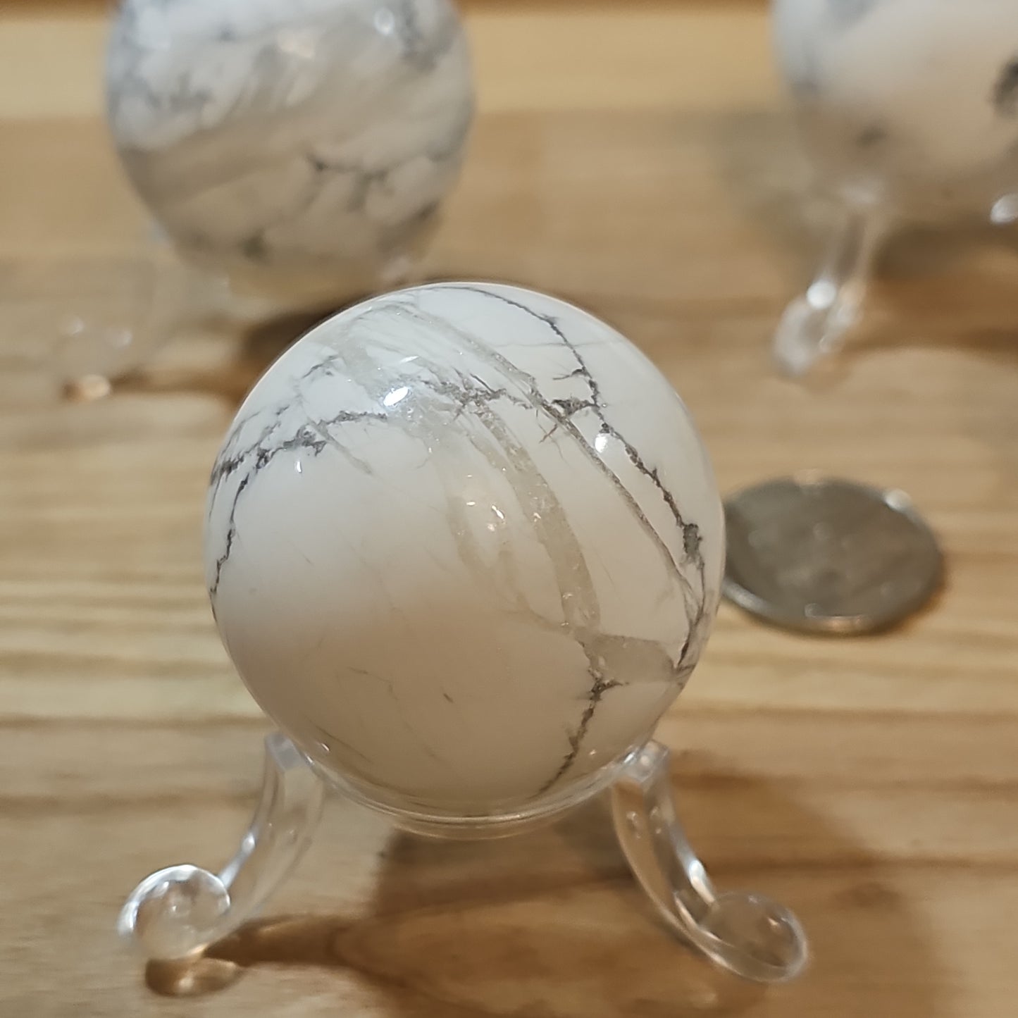 White Howlite Sphere