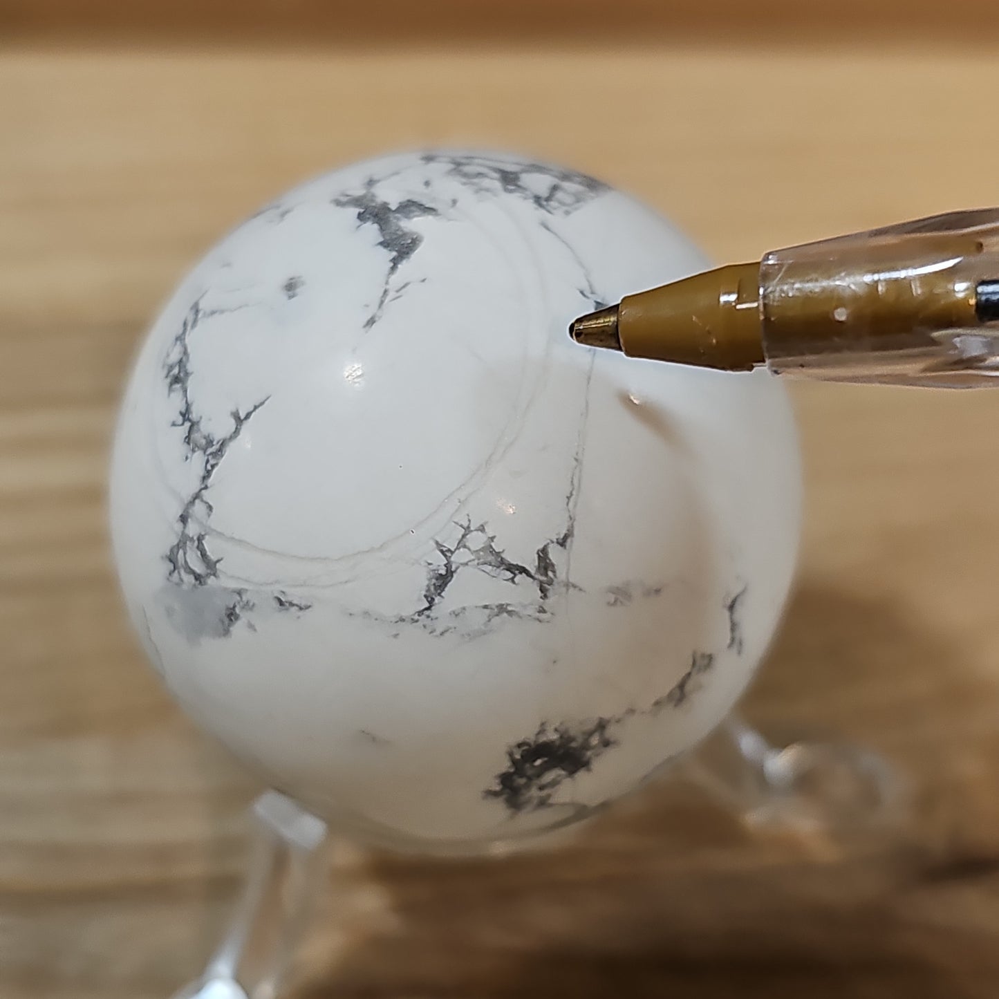 White Howlite Sphere