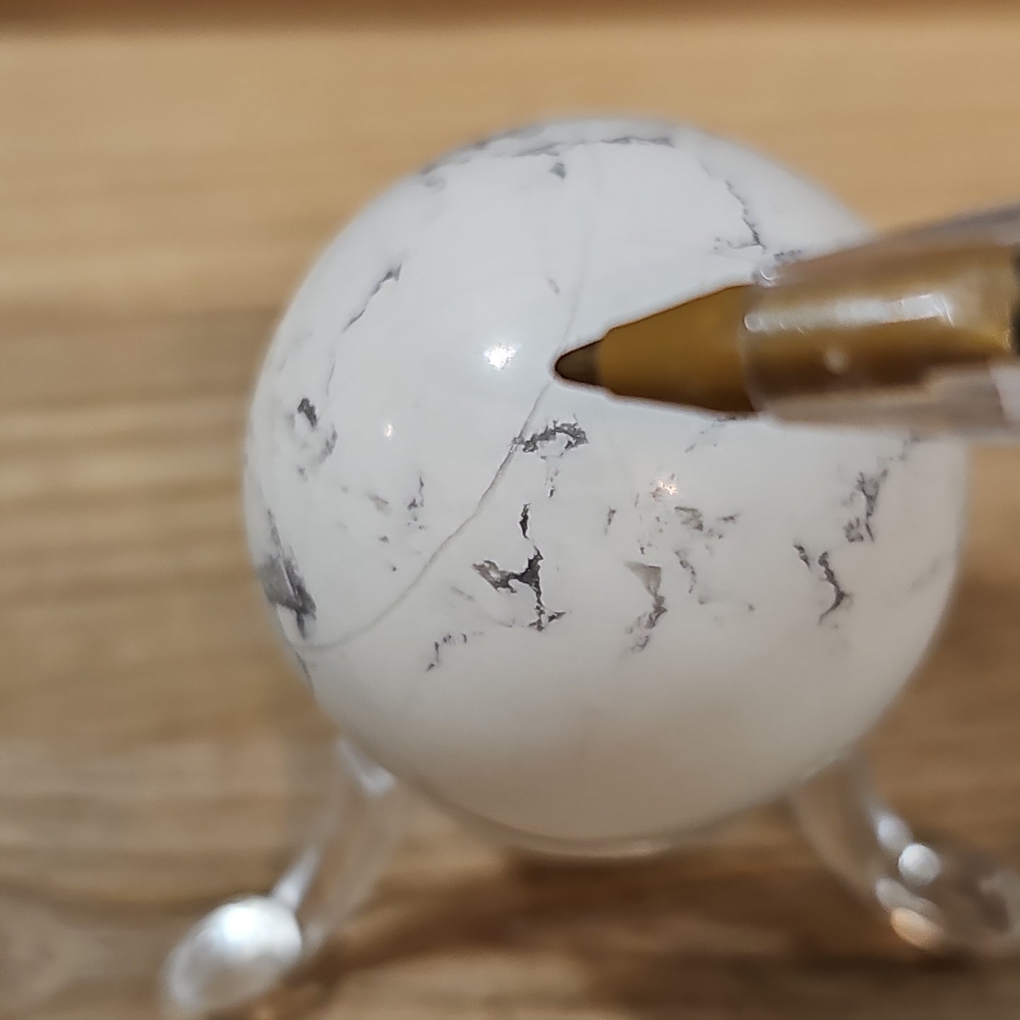 White Howlite Sphere