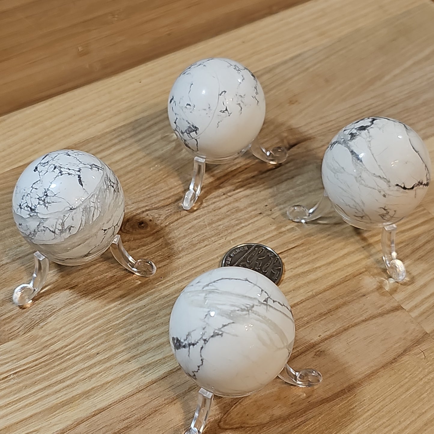 White Howlite Sphere