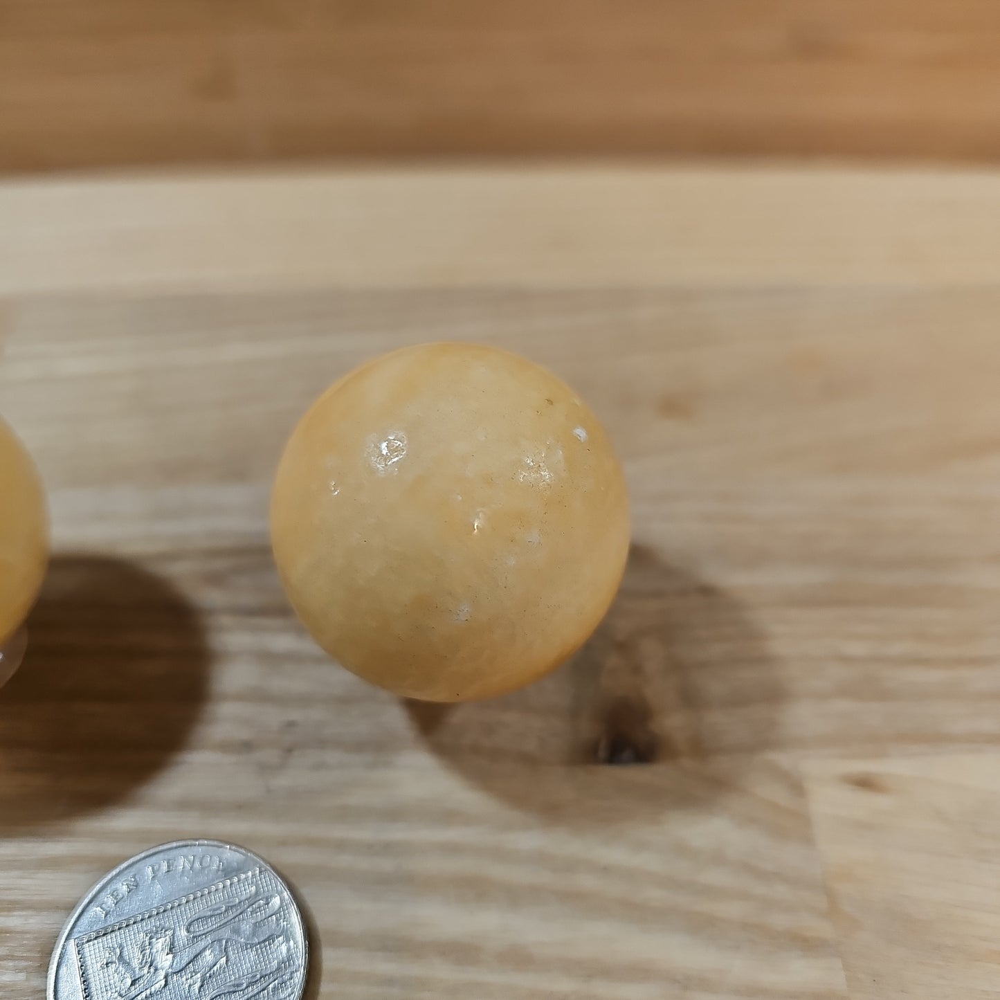 Orange Calcite Sphere