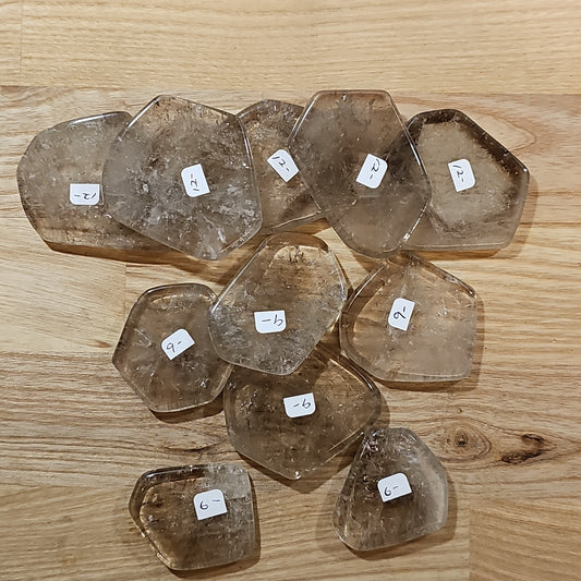 Smokey Quartz Slices