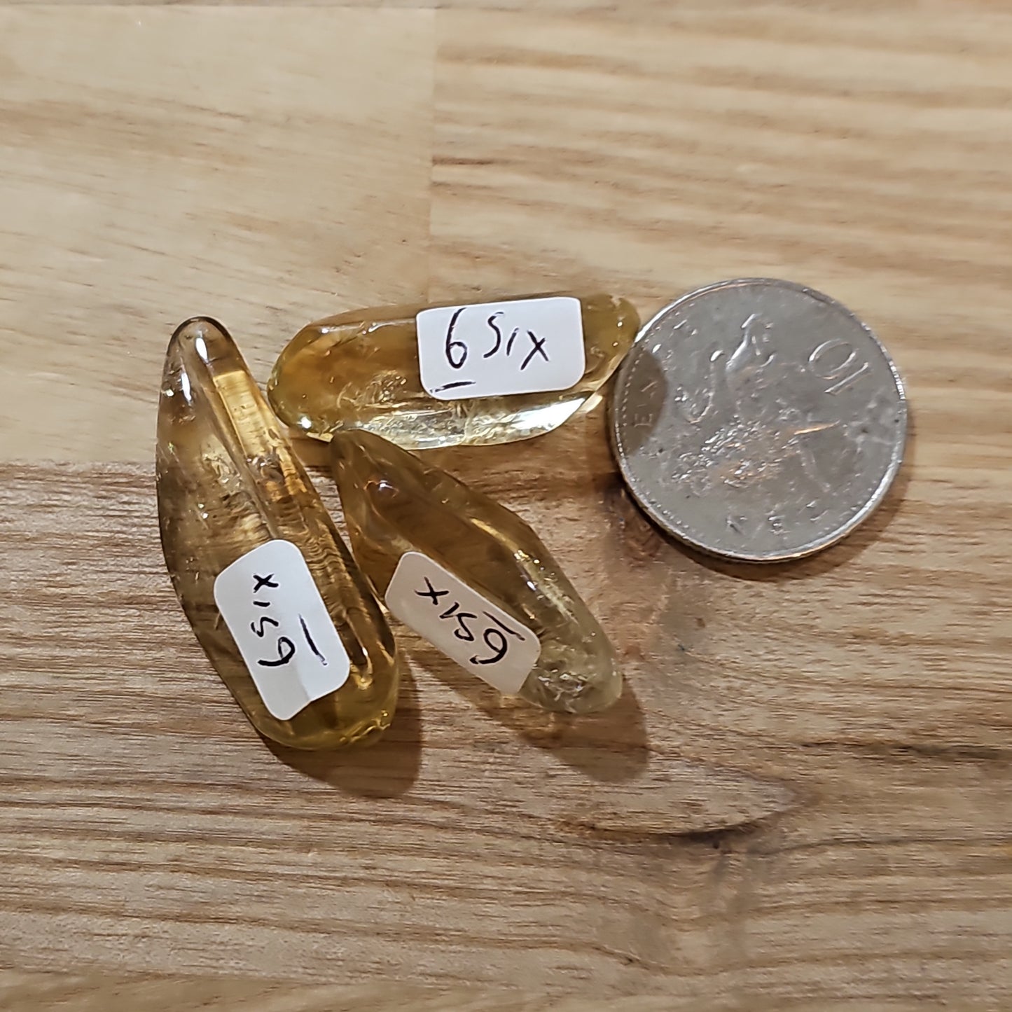 Citrine "AA" grade Tumblestones / shapes