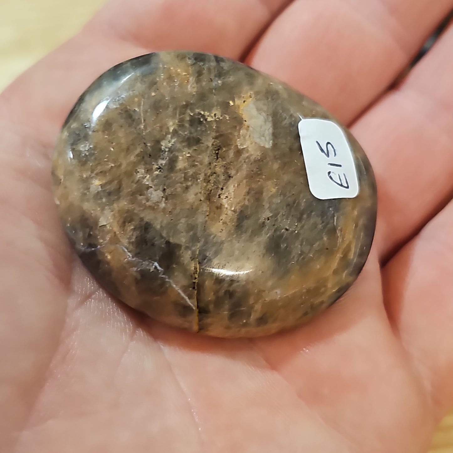 Black Moonstone Pebble Palmstones