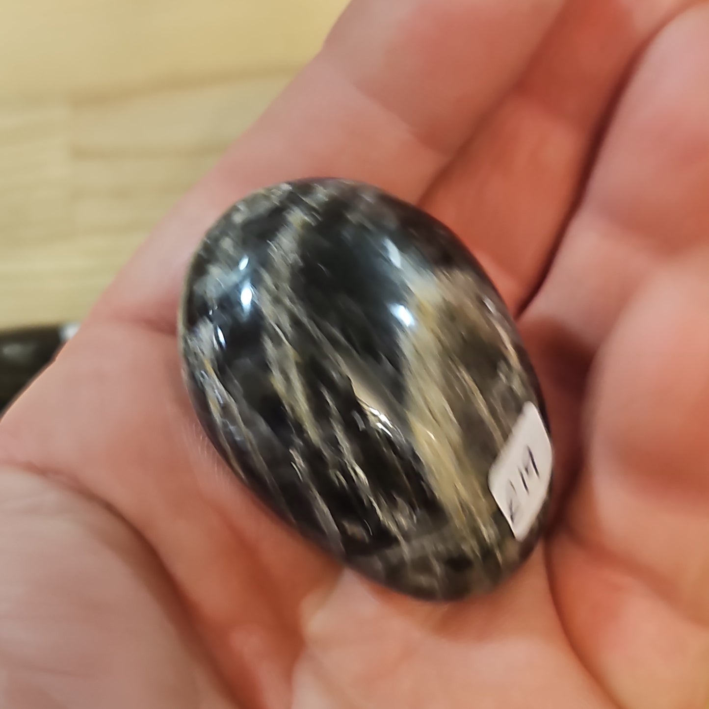 Black Moonstone Pebble Palmstones