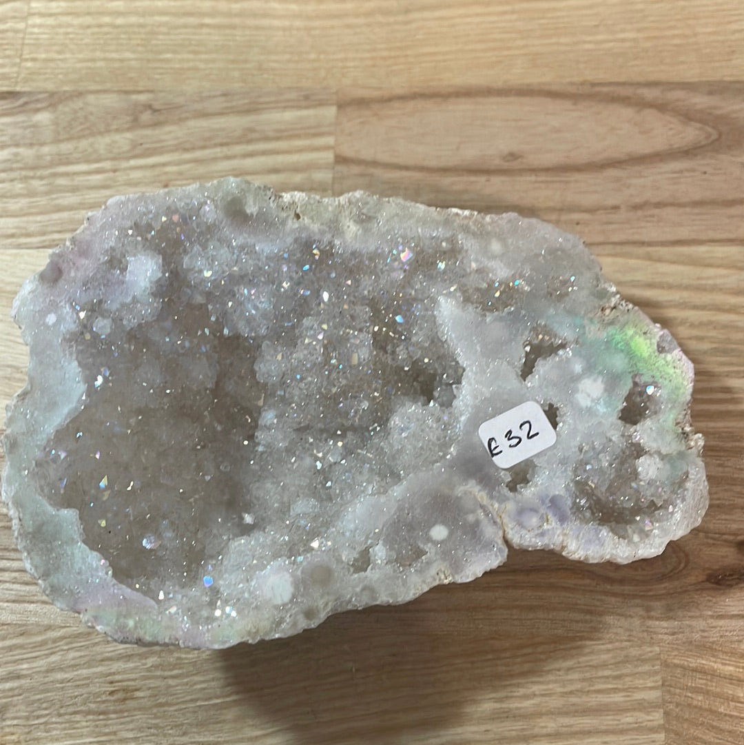 Angel Aura Quartz Geodes - Large/Display Pieces