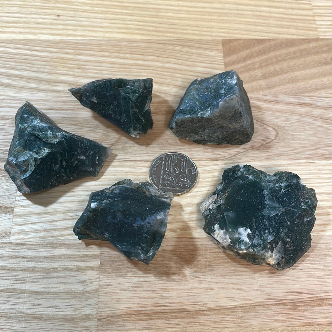 Moss Agate Raw