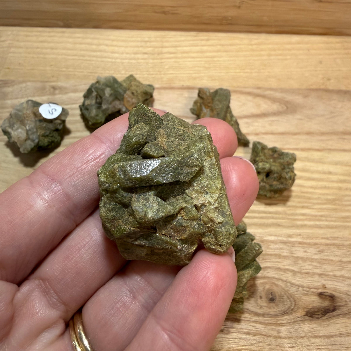 Epidote in Quartz