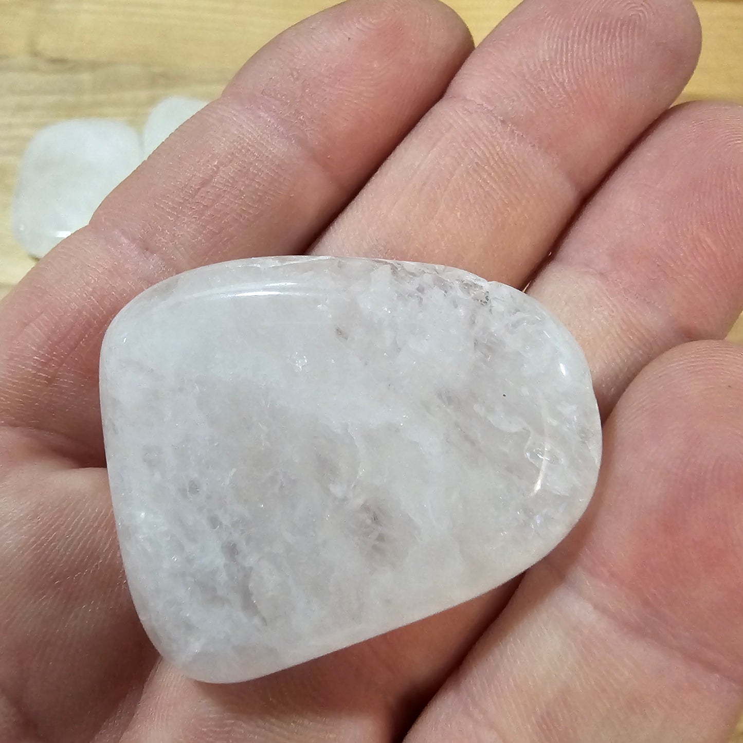 Snow Quartz Smoothstone