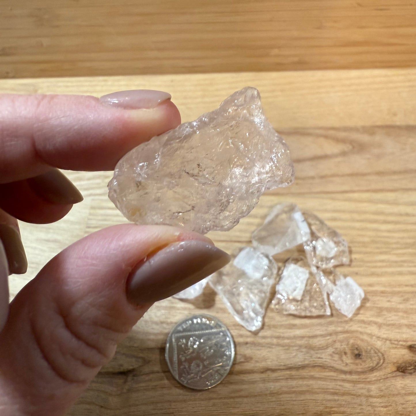 Morganite Raw Gemstones