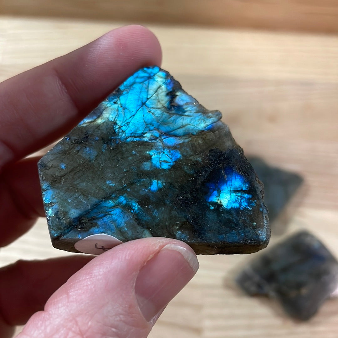 Labradorite - Raw with polished front