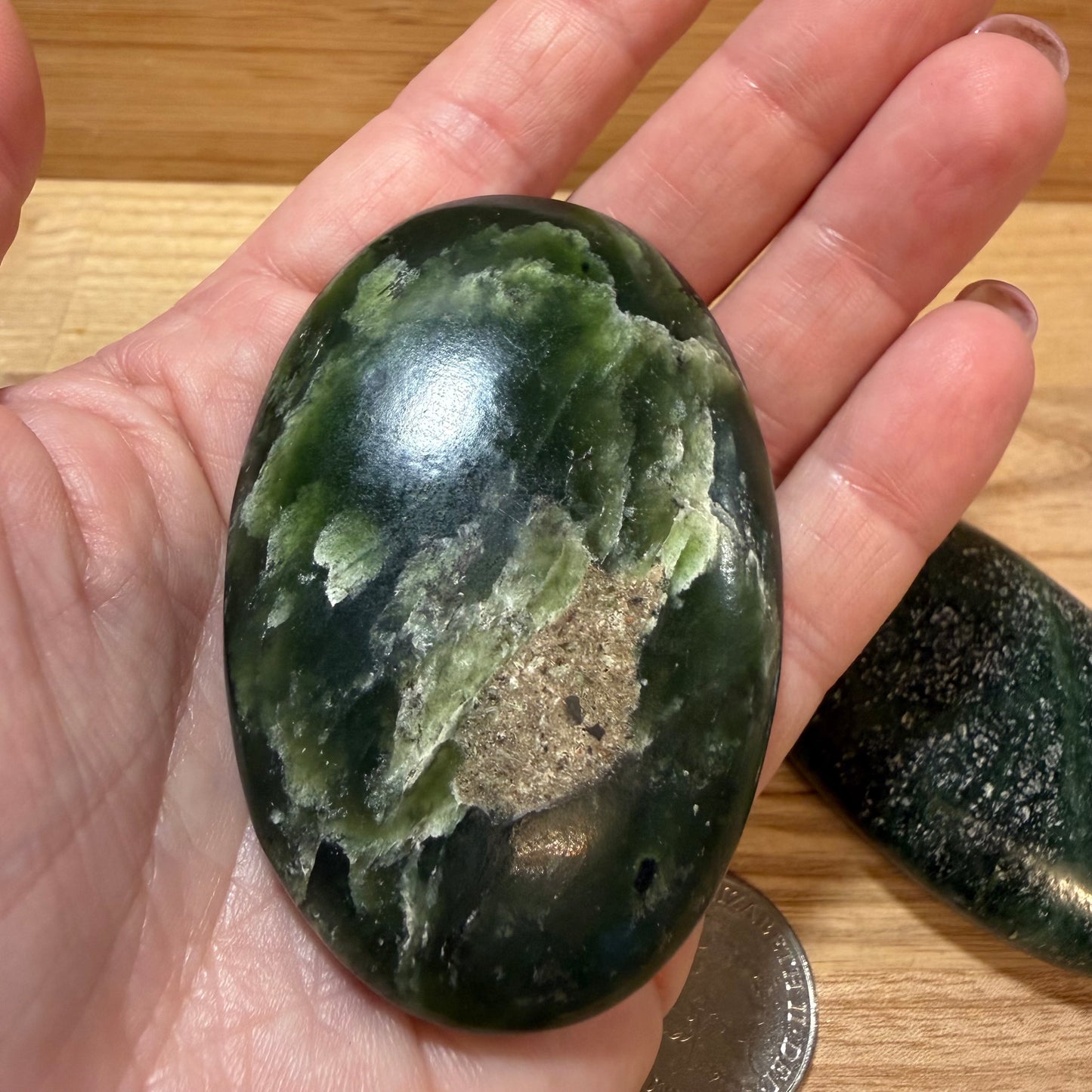 Nephrite Jade Palmstone