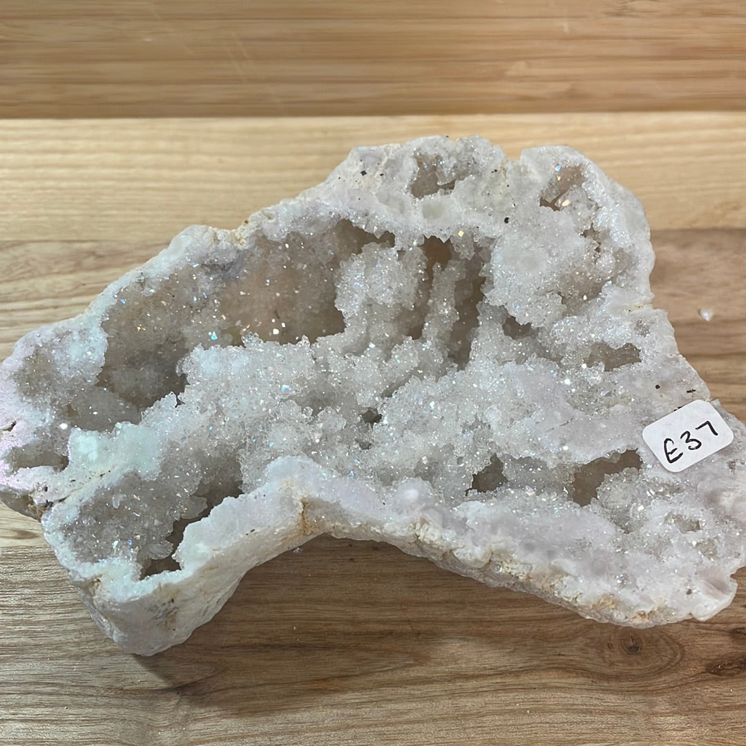 Angel Aura Quartz Geodes - Large/Display Pieces