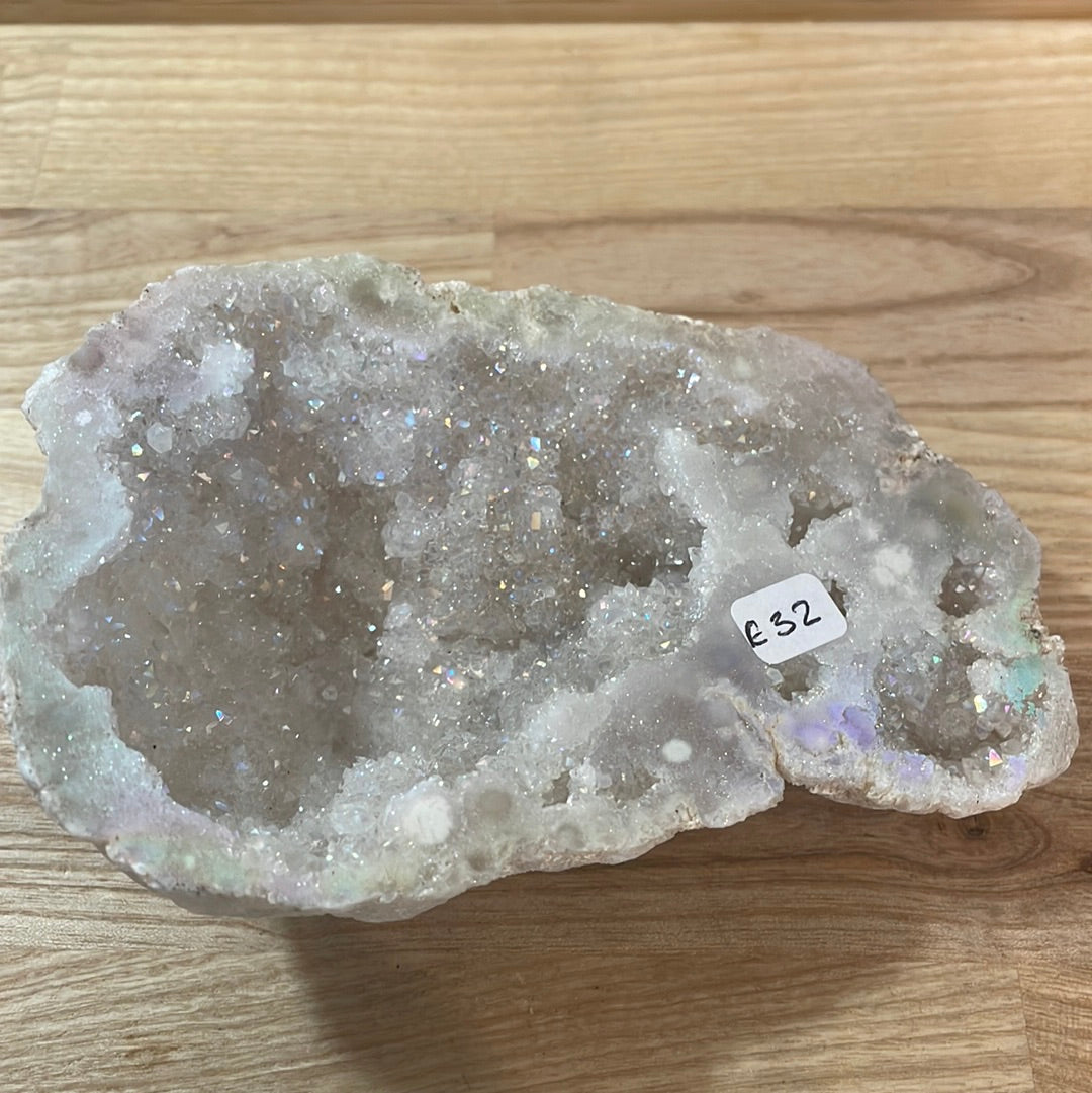Angel Aura Quartz Geodes - Large/Display Pieces
