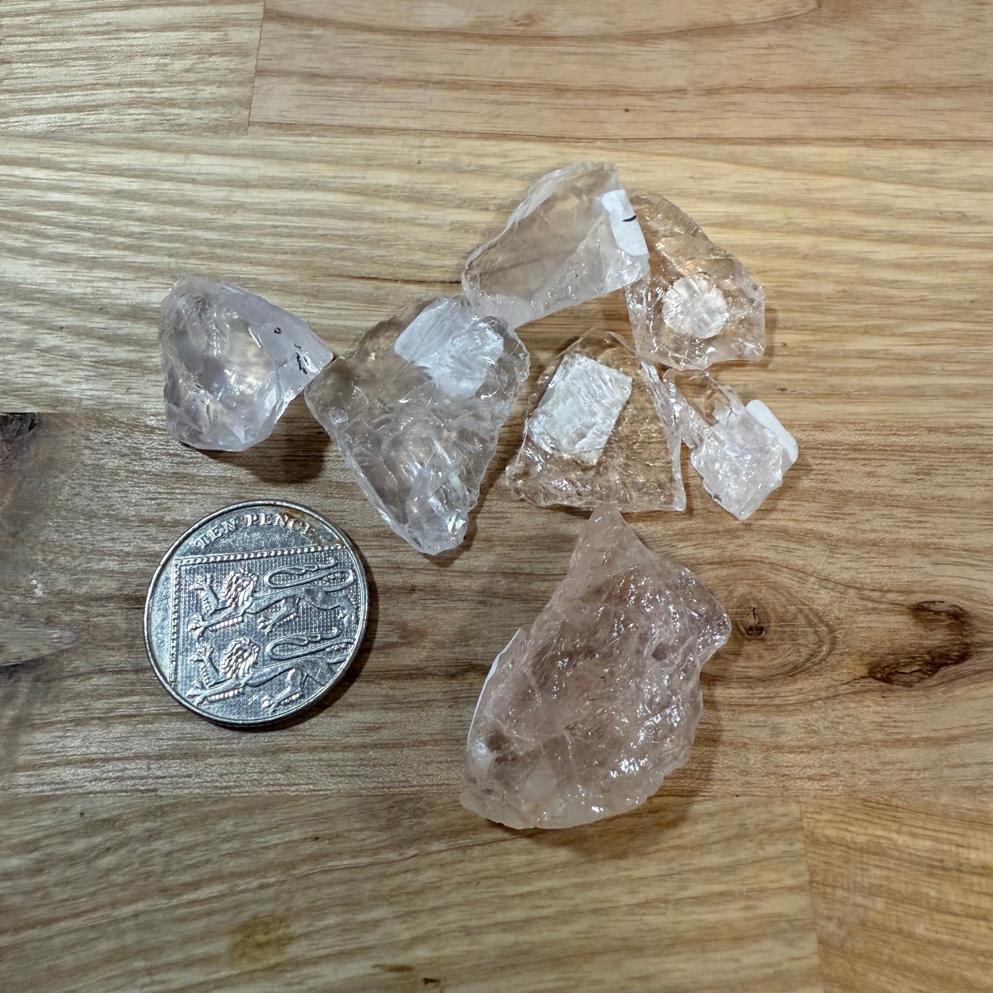 Morganite Raw Gemstones