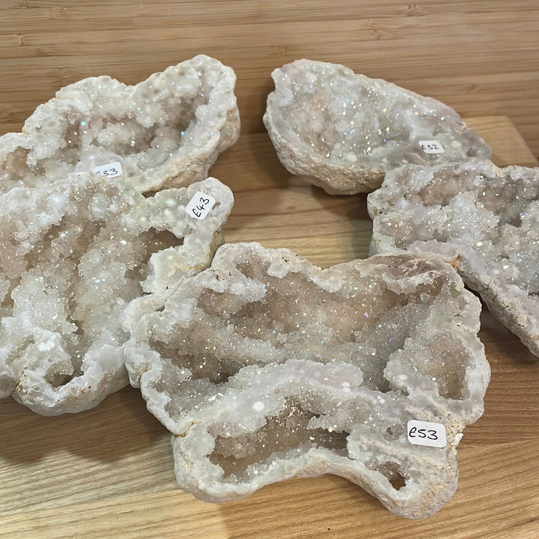 Angel Aura Quartz Geodes - Large/Display Pieces