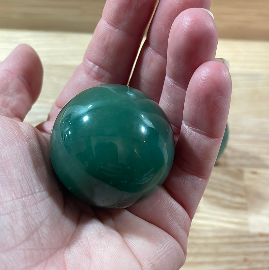 Green Aventurine Spheres