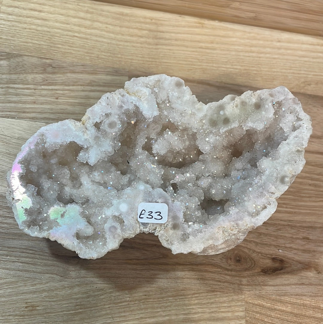 Angel Aura Quartz Geodes - Large/Display Pieces