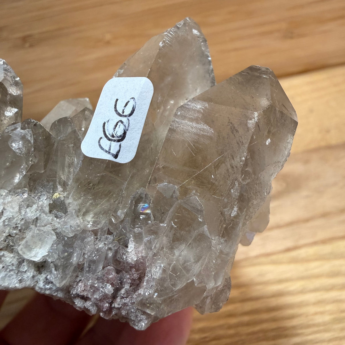 Rutilated Quartz Cluster