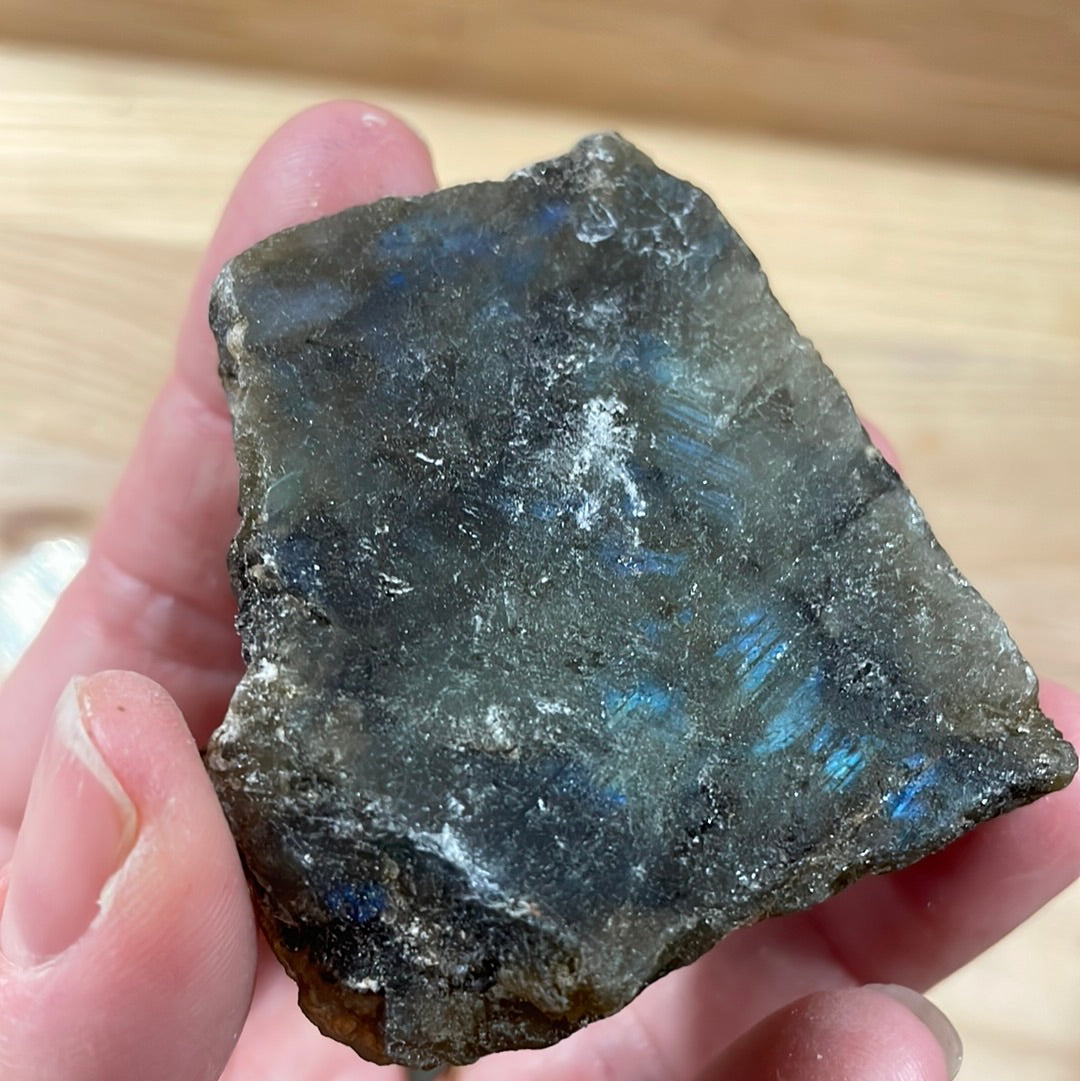 Labradorite - Raw with polished front