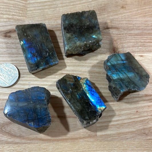 Labradorite - Raw with polished front