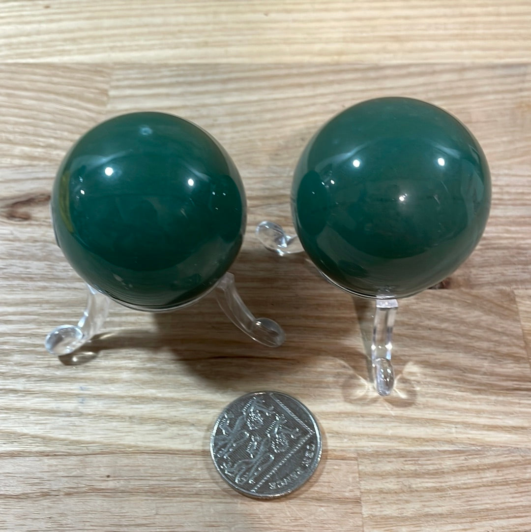 Green Aventurine Spheres