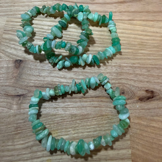 Chrysoprase Chip Bracelet