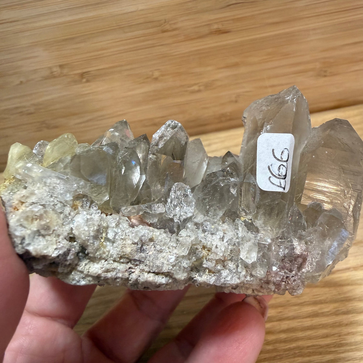 Rutilated Quartz Cluster