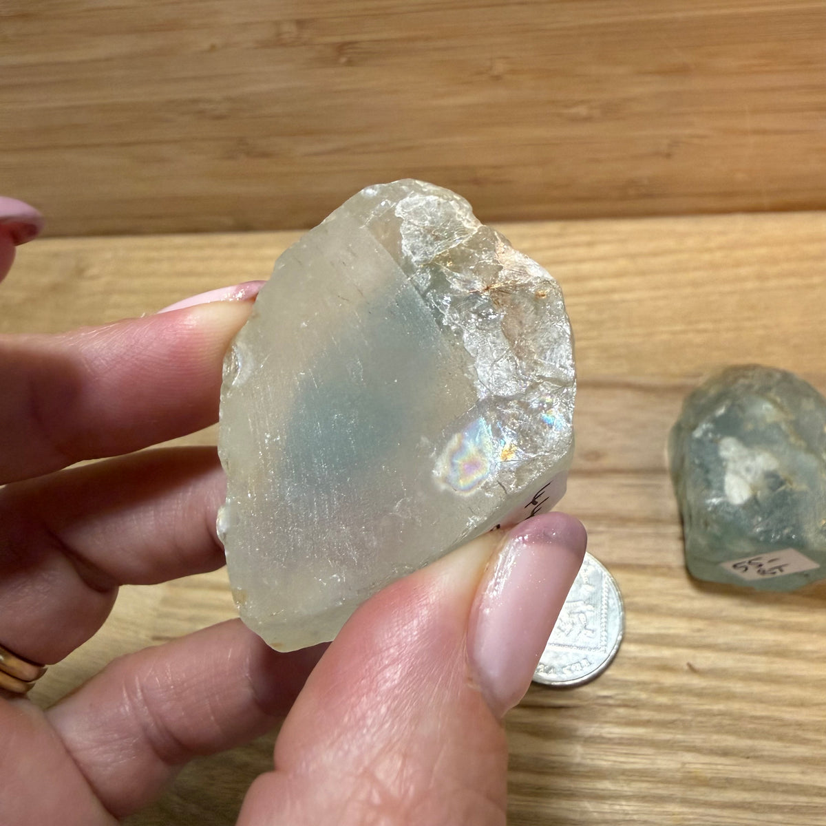 Blue Topaz raw pieces A grade