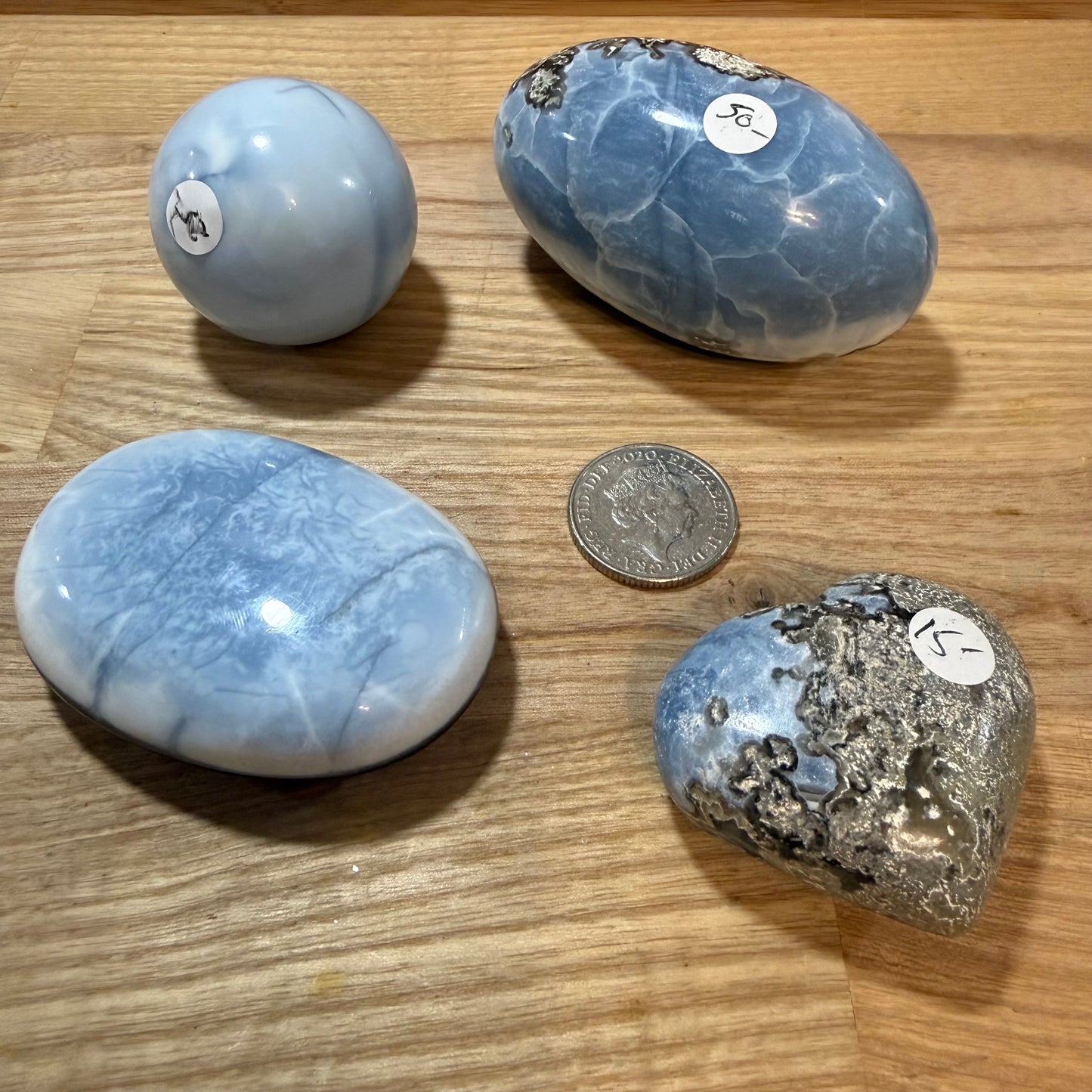 Blue Opal Shapes