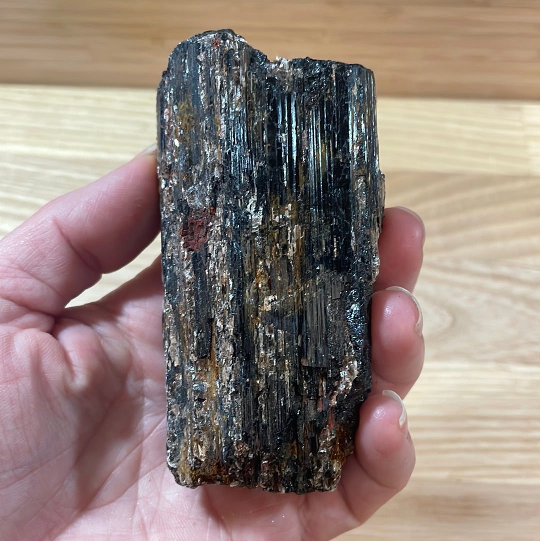 Black Tourmaline specimens with Mica